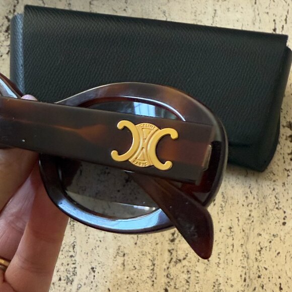 Celine Triomphe 01 Sunglasses in Acetate - Picture 3 of 7